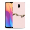 Дизайнерский силиконовый с усиленными углами чехол для Xiaomi RedMi 8A Сотворение мира