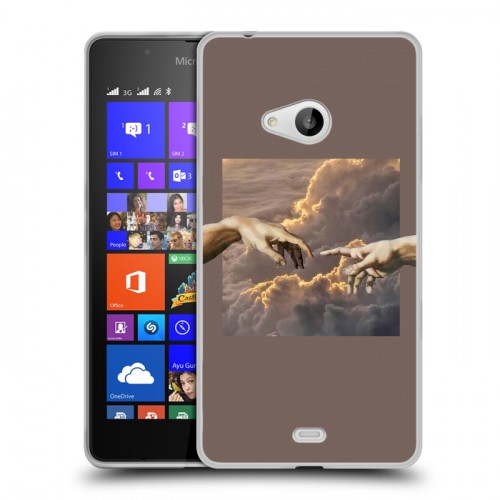 Дизайнерский пластиковый чехол для Microsoft Lumia 540 Сотворение мира