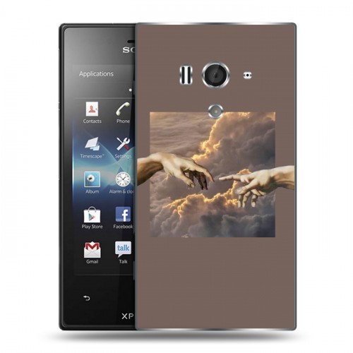 Дизайнерский пластиковый чехол для Sony Xperia acro S Сотворение мира