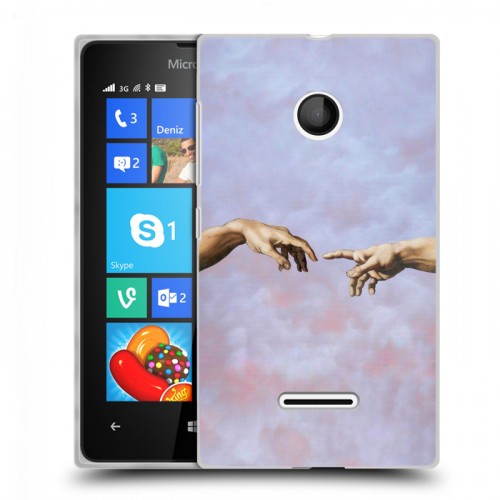 Дизайнерский пластиковый чехол для Microsoft Lumia 435 Сотворение мира