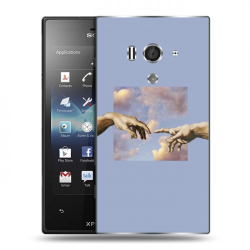 Дизайнерский пластиковый чехол для Sony Xperia acro S Сотворение мира