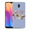 Дизайнерский силиконовый с усиленными углами чехол для Xiaomi RedMi 8A Сотворение мира