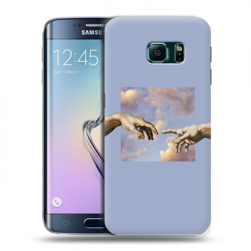 Дизайнерский пластиковый чехол для Samsung Galaxy S6 Edge Сотворение мира