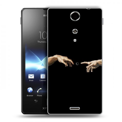 Дизайнерский пластиковый чехол для Sony Xperia TX Сотворение мира