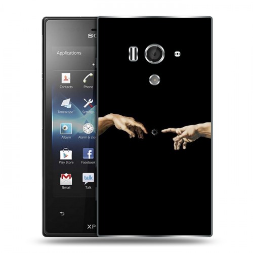 Дизайнерский пластиковый чехол для Sony Xperia acro S Сотворение мира