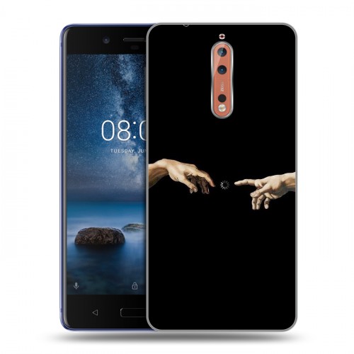 Дизайнерский пластиковый чехол для Nokia 8 Сотворение мира