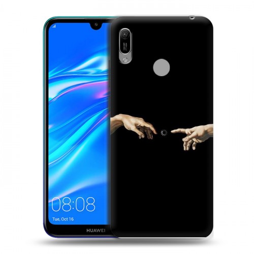 Дизайнерский пластиковый чехол для Huawei Y6 (2019) Сотворение мира