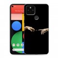 Дизайнерский пластиковый чехол для Google Pixel 5 Сотворение мира