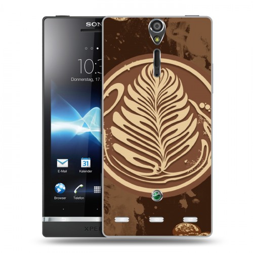 Дизайнерский пластиковый чехол для Sony Xperia S Кофе зависимость