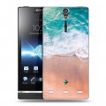 Дизайнерский пластиковый чехол для Sony Xperia S Райский океан