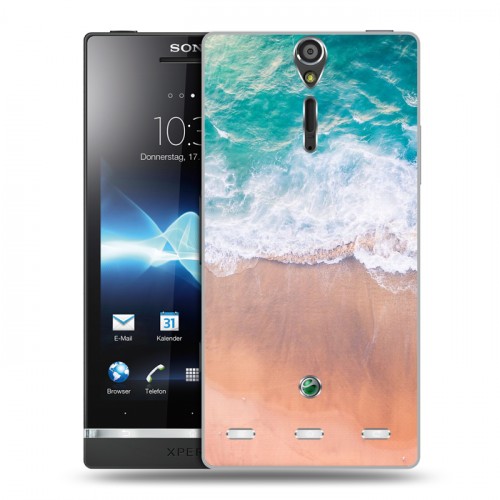 Дизайнерский пластиковый чехол для Sony Xperia S Райский океан