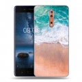 Дизайнерский пластиковый чехол для Nokia 8 Райский океан