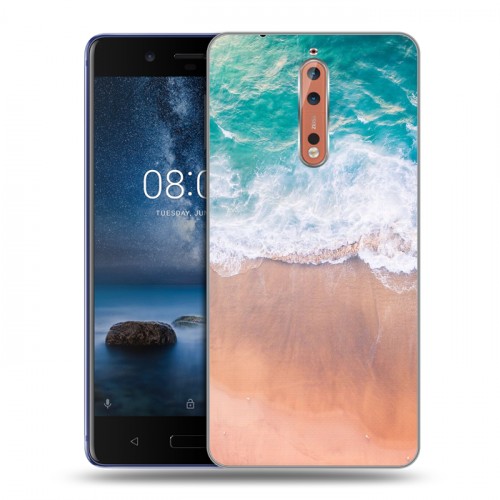 Дизайнерский пластиковый чехол для Nokia 8 Райский океан