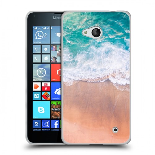 Дизайнерский пластиковый чехол для Microsoft Lumia 640 Райский океан