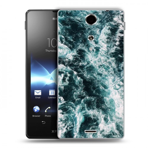 Дизайнерский пластиковый чехол для Sony Xperia TX Райский океан