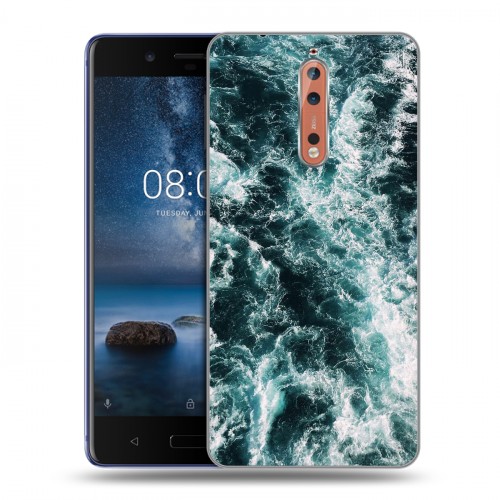 Дизайнерский пластиковый чехол для Nokia 8 Райский океан