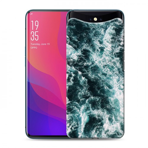 Дизайнерский силиконовый чехол для OPPO Find X Райский океан