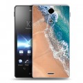 Дизайнерский пластиковый чехол для Sony Xperia TX Райский океан