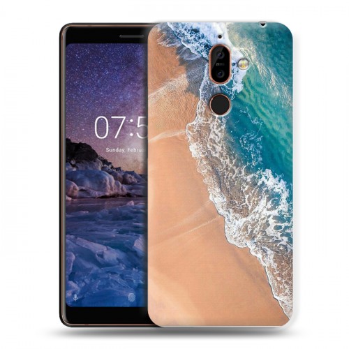 Дизайнерский пластиковый чехол для Nokia 7 Plus Райский океан