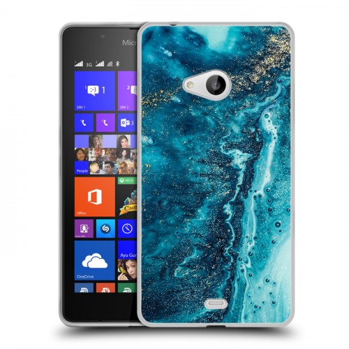 Дизайнерский пластиковый чехол для Microsoft Lumia 540 Райский океан