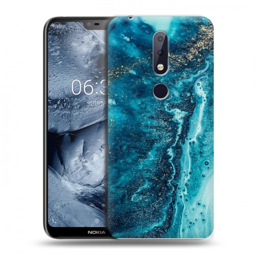 Дизайнерский силиконовый чехол для Nokia 6.1 Plus Райский океан