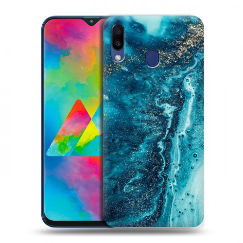 Дизайнерский силиконовый чехол для Samsung Galaxy M20 Райский океан