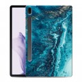 Дизайнерский силиконовый чехол для Samsung Galaxy Tab S7 FE Райский океан