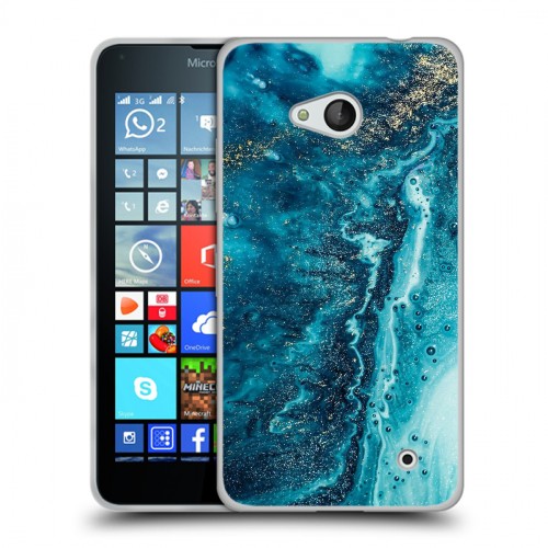 Дизайнерский пластиковый чехол для Microsoft Lumia 640 Райский океан