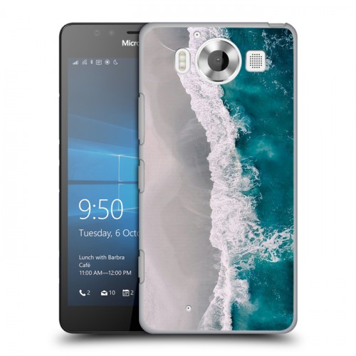 Дизайнерский пластиковый чехол для Microsoft Lumia 950 Райский океан