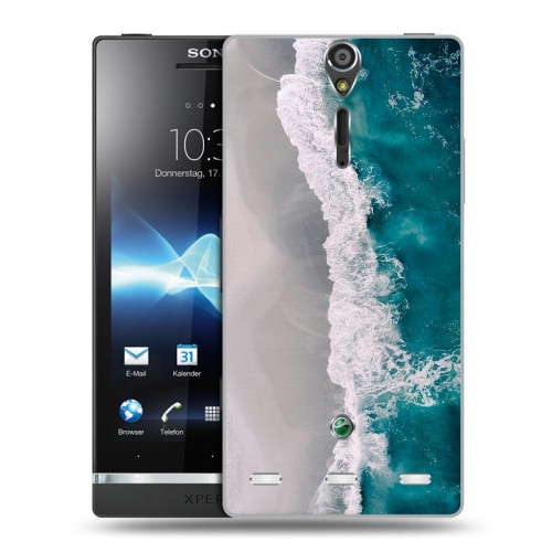 Дизайнерский пластиковый чехол для Sony Xperia S Райский океан