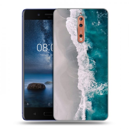 Дизайнерский пластиковый чехол для Nokia 8 Райский океан