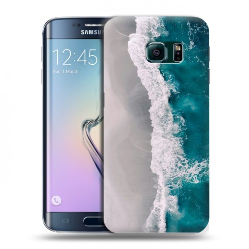 Дизайнерский пластиковый чехол для Samsung Galaxy S6 Edge Райский океан