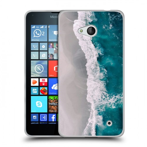 Дизайнерский пластиковый чехол для Microsoft Lumia 640 Райский океан