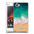 Дизайнерский пластиковый чехол для Sony Xperia L Райский океан