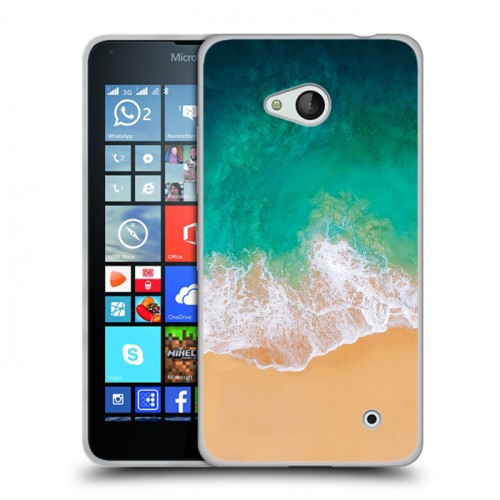 Дизайнерский пластиковый чехол для Microsoft Lumia 640 Райский океан