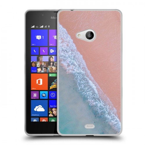 Дизайнерский пластиковый чехол для Microsoft Lumia 540 Райский океан