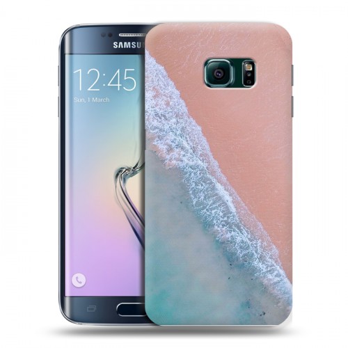 Дизайнерский пластиковый чехол для Samsung Galaxy S6 Edge Райский океан