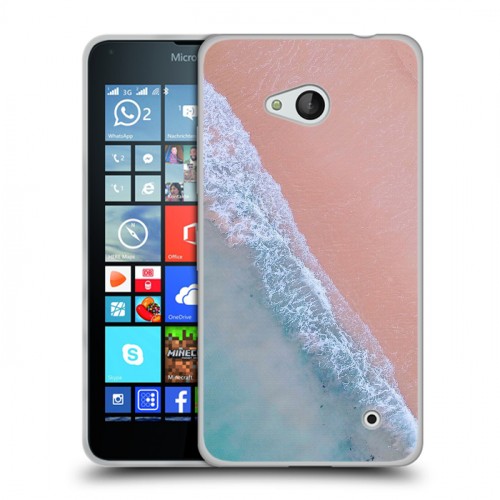 Дизайнерский пластиковый чехол для Microsoft Lumia 640 Райский океан