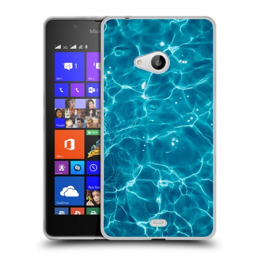 Дизайнерский пластиковый чехол для Microsoft Lumia 540 Райский океан