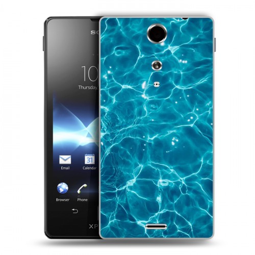 Дизайнерский пластиковый чехол для Sony Xperia TX Райский океан