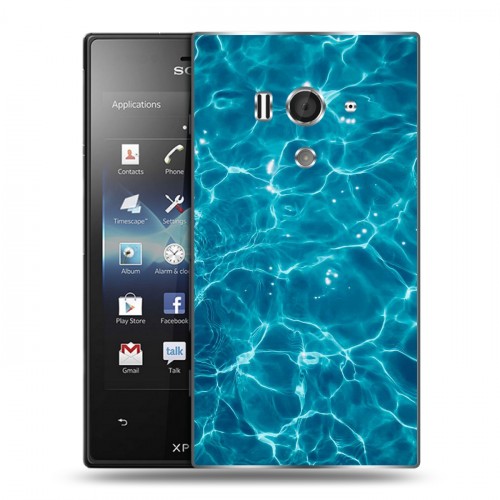 Дизайнерский пластиковый чехол для Sony Xperia acro S Райский океан