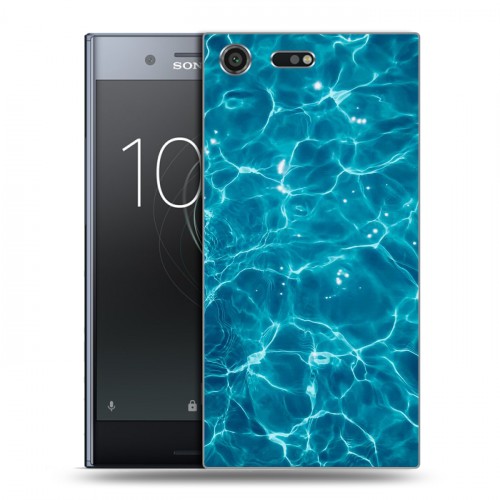 Дизайнерский силиконовый чехол для Sony Xperia XZ Premium Райский океан