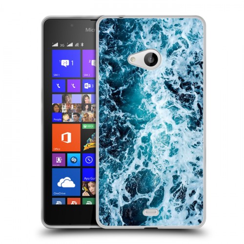 Дизайнерский пластиковый чехол для Microsoft Lumia 540 Райский океан