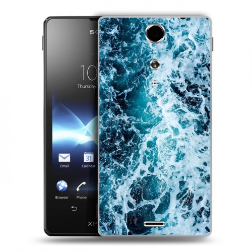 Дизайнерский пластиковый чехол для Sony Xperia TX Райский океан