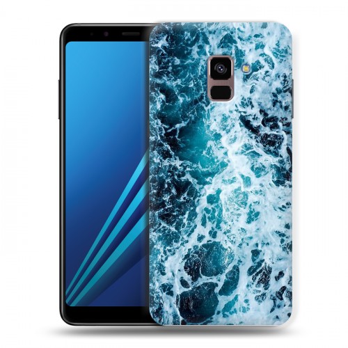 Дизайнерский пластиковый чехол для Samsung Galaxy A8 Plus (2018) Райский океан