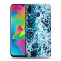 Дизайнерский пластиковый чехол для Samsung Galaxy M20 Райский океан