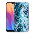 Дизайнерский силиконовый с усиленными углами чехол для Xiaomi RedMi 8A Райский океан