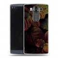 Дизайнерский пластиковый чехол для LG V10 Нуарные листья