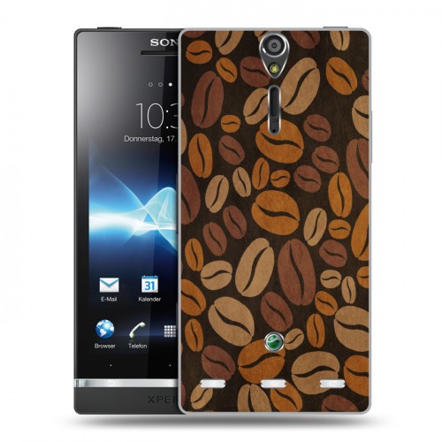 Дизайнерский пластиковый чехол для Sony Xperia S Кофе зависимость