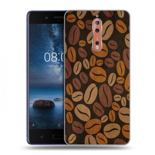 Дизайнерский пластиковый чехол для Nokia 8 Кофе зависимость